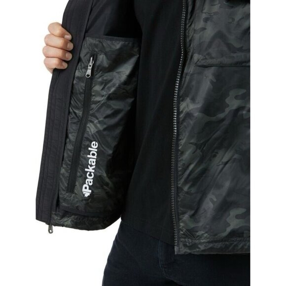 Men's Pajar Canada Packable Camouflage Rain Jacket - New with Tags, Size S/P - Picture 2 of 7